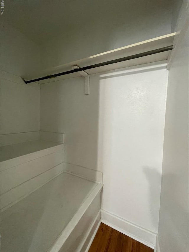 222 Chesterfield Rd, Hampton, VA 23661 - walk in closet with dark wood-style floors