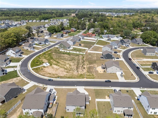 birds eye view of property featuring a residential view