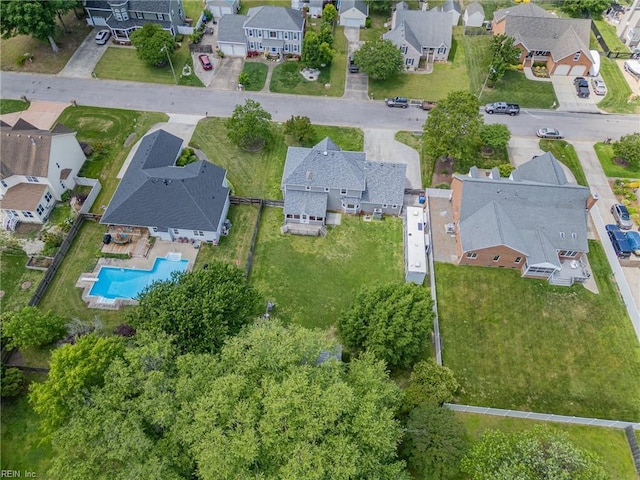 721 Greenwing Dr, Chesapeake, VA 23323 - aerial view featuring a residential view