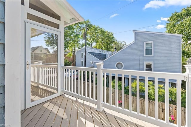 view of deck
