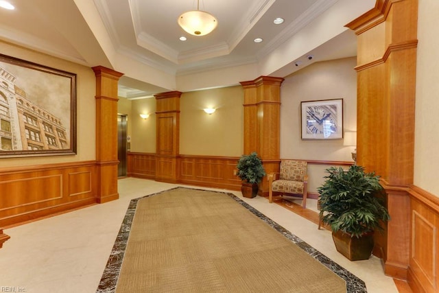 view of community lobby