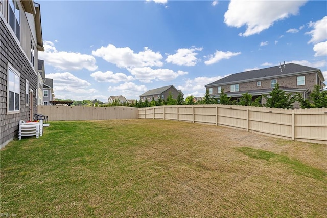 411 Middleton Way, Chesapeake, VA 23322 - view of yard with a fenced backyard
