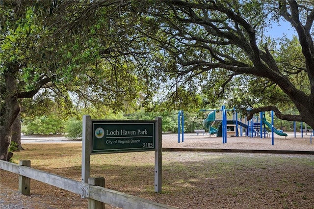 exterior space with playground community