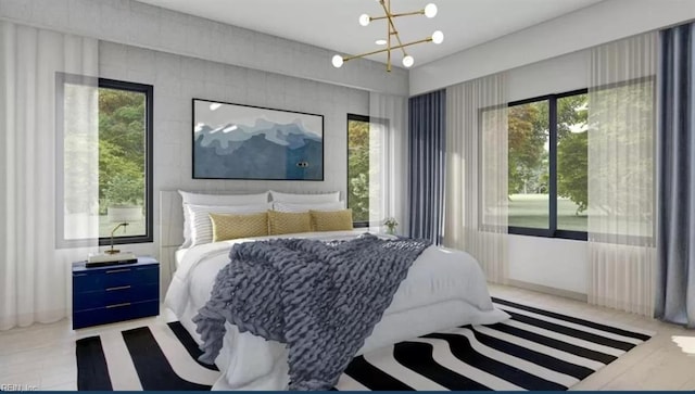 LOT3 Alliance Rd, Surry, VA 23883 - bedroom with an inviting chandelier