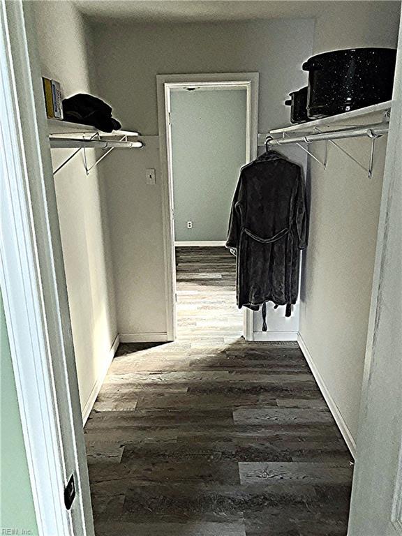 3810 Seaford Rd, Seaford, VA 23696 - walk in closet with wood finished floors