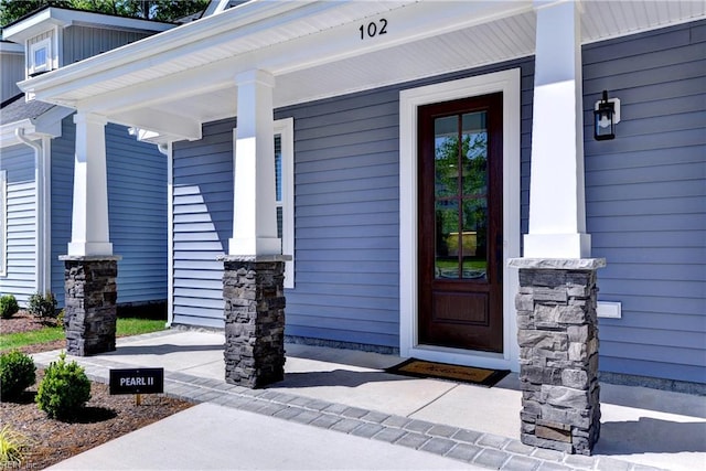 102 Blue Crab Pt, Poquoson, VA 23662 - entrance to property with a porch
