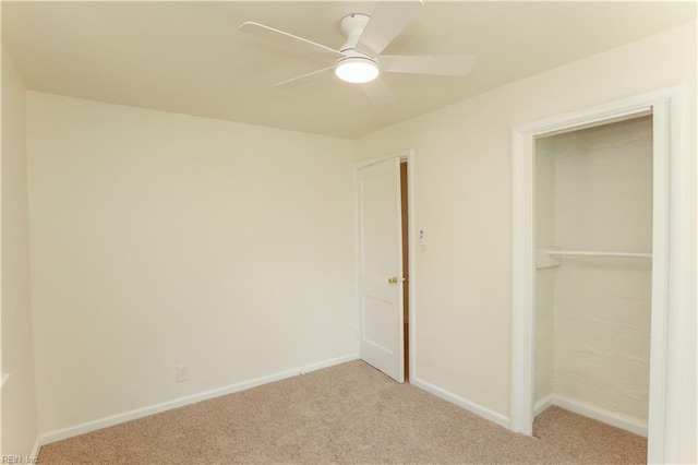 48 Pollux Cir W, Portsmouth, VA 23701 - unfurnished bedroom with a closet, light carpet, and baseboards