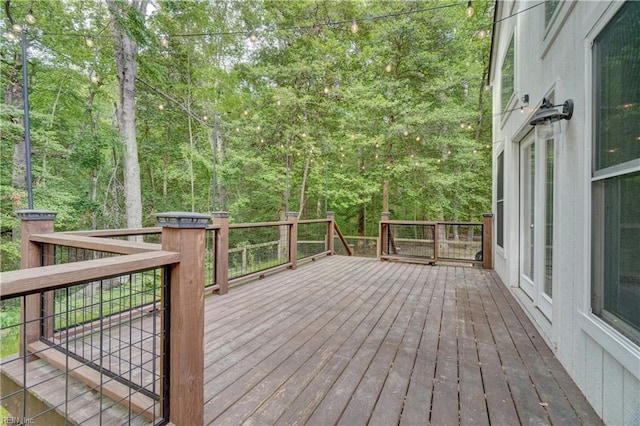490 Poplar Lawn Rd, Surry, VA 23883 - deck with a view of trees