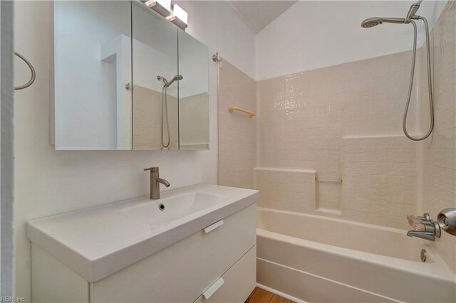 490 Poplar Lawn Rd, Surry, VA 23883 - bathroom featuring vanity and shower / washtub combination