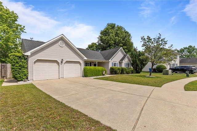 1409 Shady Tree Way, Chesapeake, VA 23323 - single story home featuring an attached garage and driveway