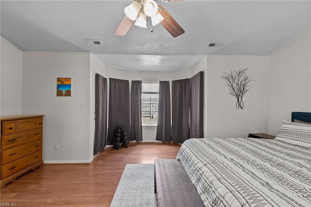 1409 Shady Tree Way, Chesapeake, VA 23323 - bedroom with wood finished floors, baseboards, and a ceiling fan