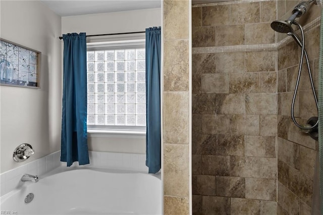 1409 Shady Tree Way, Chesapeake, VA 23323 - bathroom with a tile shower and a bath