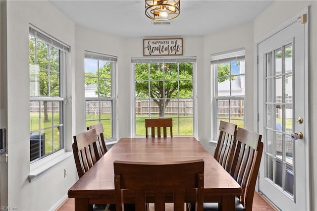 1409 Shady Tree Way, Chesapeake, VA 23323 - sunroom featuring french doors and a chandelier