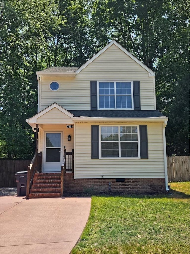 7653 Crestview Dr, Toano, VA 23168 - view of front of home featuring entry steps