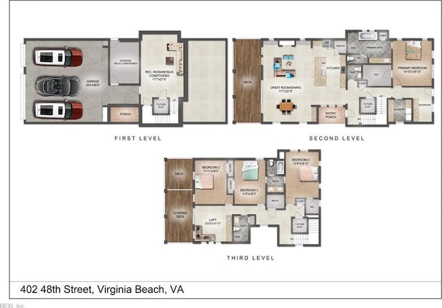 402 48th St, Virginia Beach, VA 23451 - view of layout