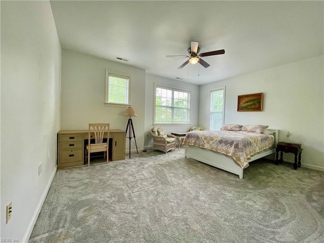 452 Blue Beech Way, Chesapeake, VA 23320 - bedroom featuring carpet floors, baseboards, and a ceiling fan