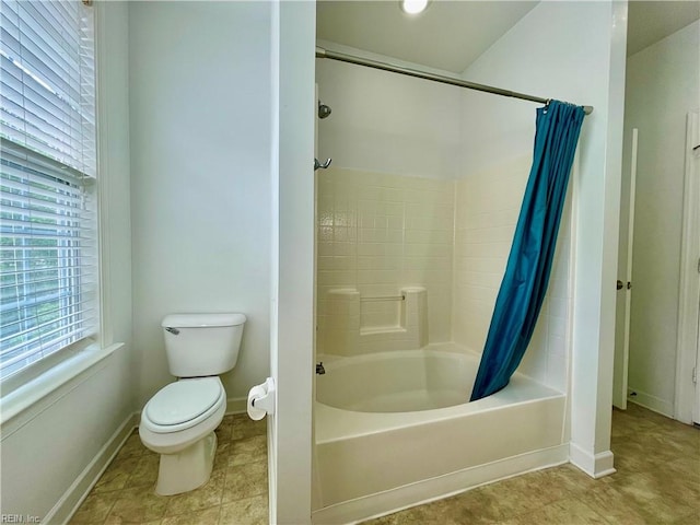 452 Blue Beech Way, Chesapeake, VA 23320 - full bath featuring toilet, shower / bath combination with curtain, and baseboards