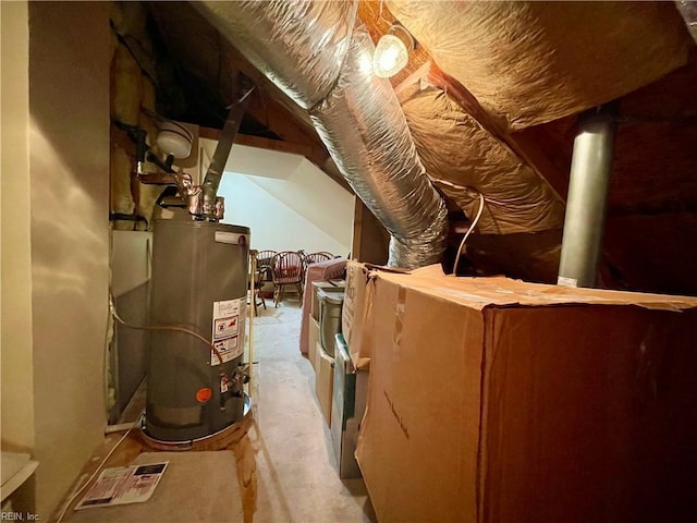 452 Blue Beech Way, Chesapeake, VA 23320 - unfinished attic with water heater