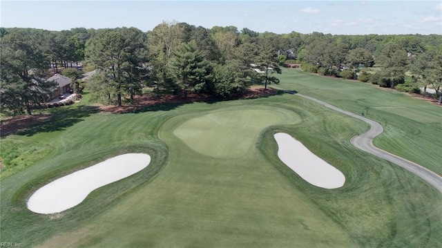 surrounding community with golf course view
