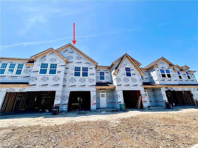 view of unfinished property