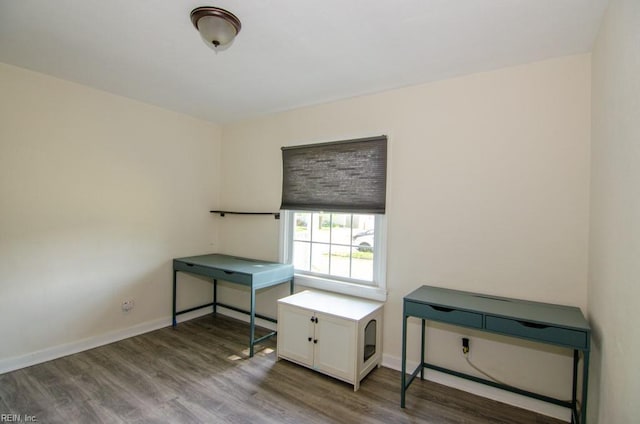 8123 Kenwood Dr, Norfolk, VA 23518 - office area with wood finished floors and baseboards