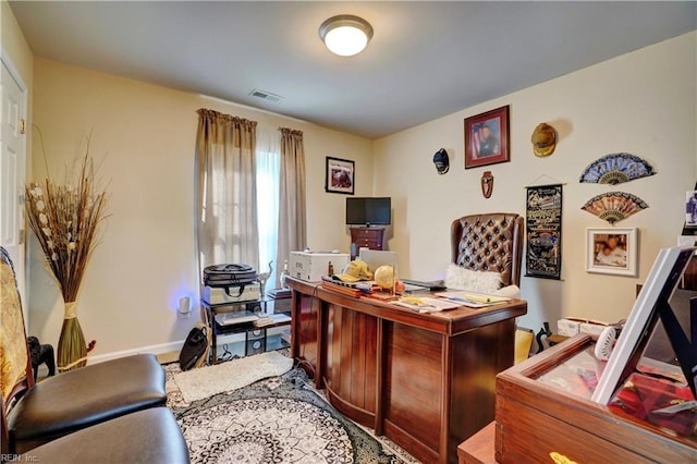 7463 Diven St, Norfolk, VA 23505 - office featuring baseboards and visible vents