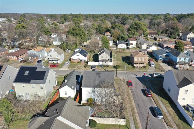 7463 Diven St, Norfolk, VA 23505 - birds eye view of property featuring a residential view