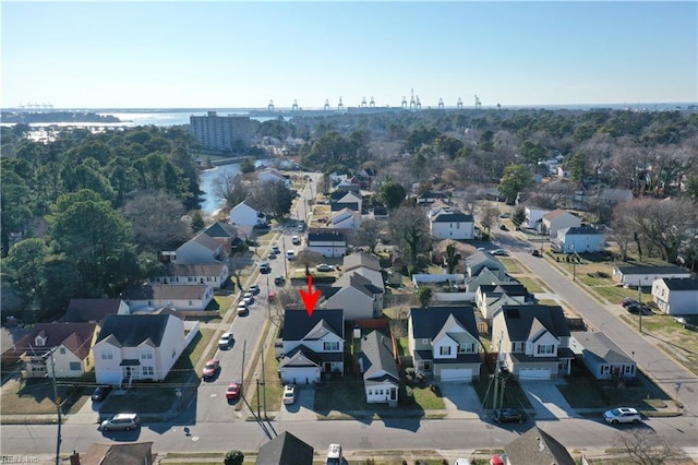 7463 Diven St, Norfolk, VA 23505 - birds eye view of property featuring a residential view