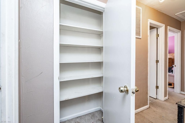 view of closet