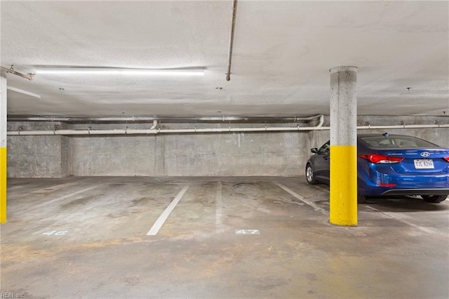 view of parking deck
