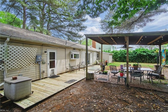 4757 Bunker Hill Ln, Virginia Beach, VA 23462 - view of wooden terrace