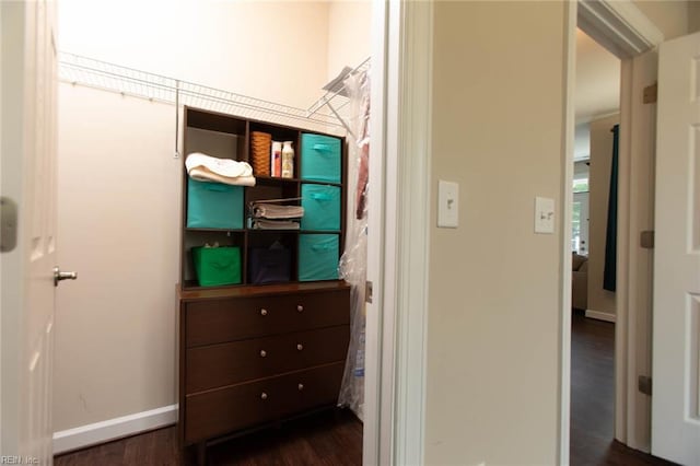 view of closet