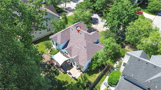 aerial view of property and surrounding area