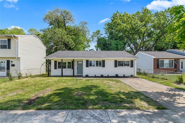 728 23rd St, Newport News, VA 23607 - view of front of property featuring a front lawn and fence