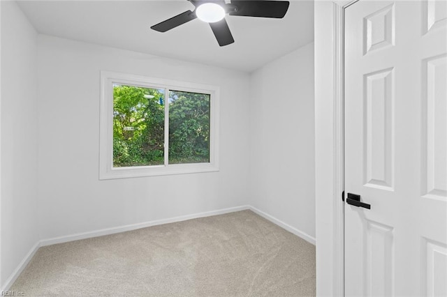 728 23rd St, Newport News, VA 23607 - spare room with carpet floors, baseboards, and a ceiling fan