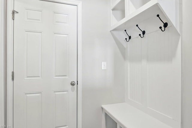 view of mudroom