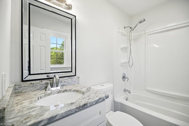 937 Sherry Cir, Newport News, VA 23608 - bathroom featuring toilet, bathing tub / shower combination, and vanity