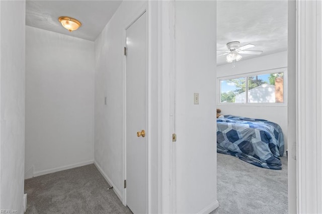 120 Commodore Dr, Hampton, VA 23669 - hall featuring carpet floors and baseboards