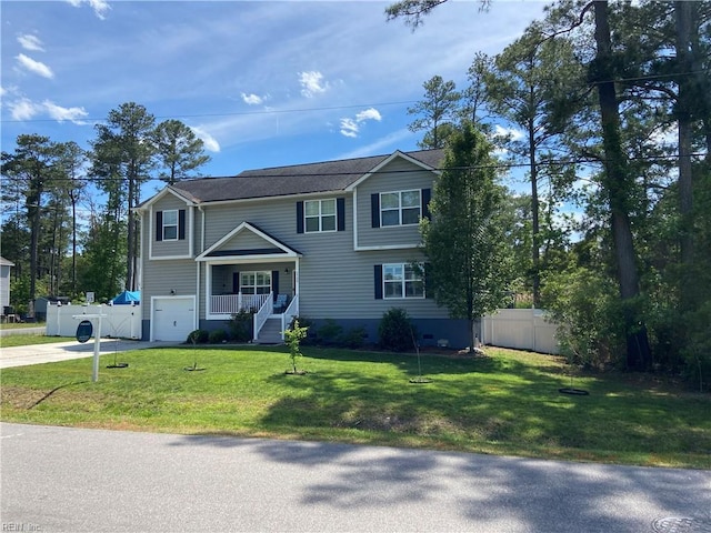 1725 Burson Dr, Chesapeake, VA 23323 - view of front facade with driveway and a garage