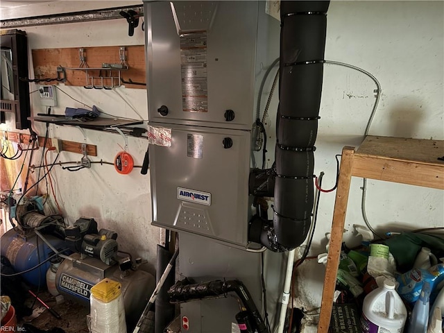 view of utility room