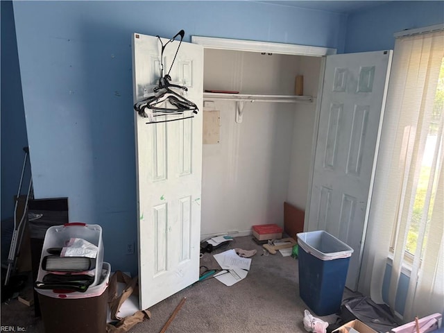 view of closet