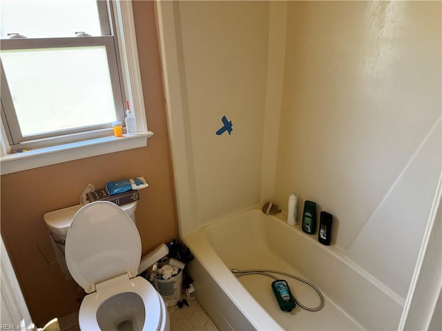 bathroom featuring toilet
