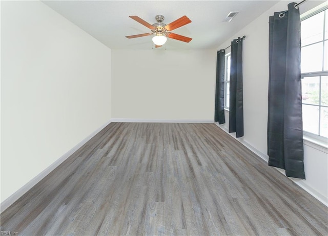1242 Woods Edge Cir, Suffolk, VA 23434 - empty room with ceiling fan and baseboards