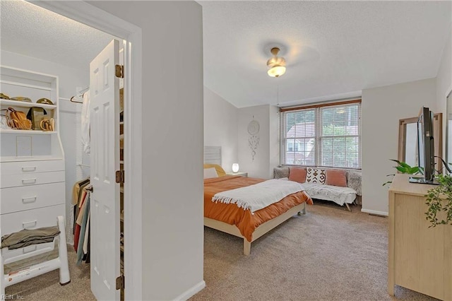 112 Two Turkey Run, Yorktown, VA 23692 - carpeted bedroom featuring a textured ceiling