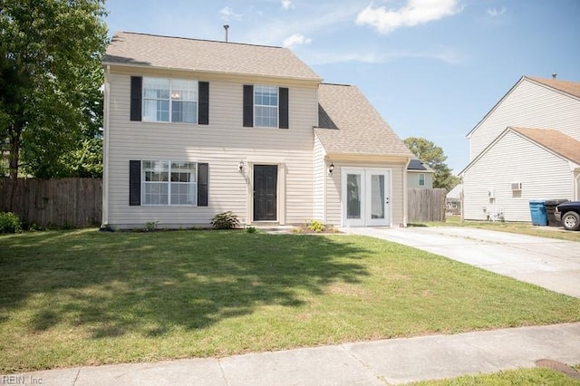 1132 Van Loen Dr, Virginia Beach, VA 23453 - colonial inspired home featuring french doors and concrete driveway