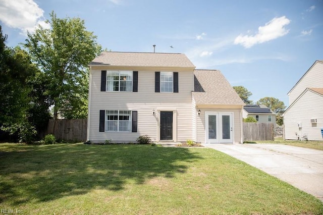 1132 Van Loen Dr, Virginia Beach, VA 23453 - colonial inspired home with concrete driveway and french doors