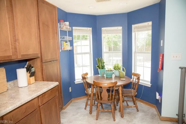 1132 Van Loen Dr, Virginia Beach, VA 23453 - dining space with baseboards and healthy amount of natural light