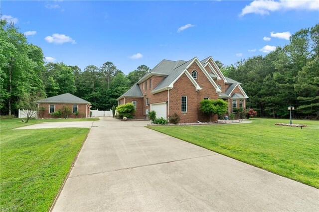 2234 Creekway Dr, Smithfield, VA 23430 - view of front of property featuring driveway and brick siding