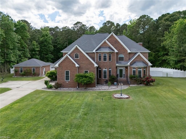 2234 Creekway Dr, Smithfield, VA 23430 - colonial home featuring brick siding