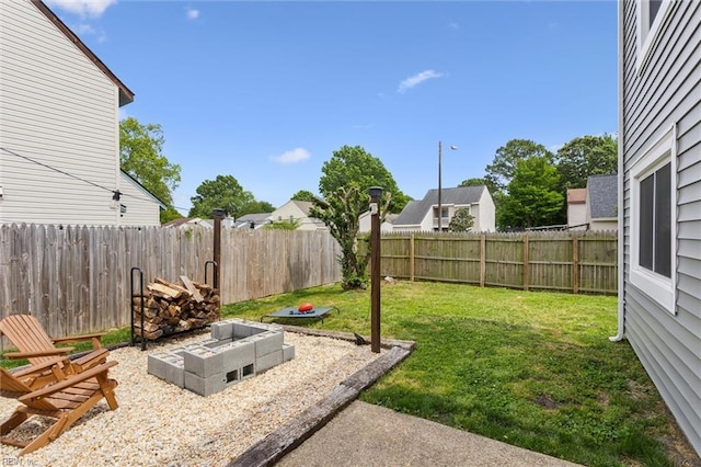 view of yard